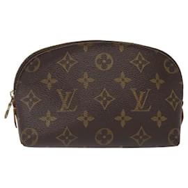 Louis Vuitton-LOUIS VUITTON Monogram Pochette Cosmetic PM Cosmetic Pouch M47515 LV Auth 118447-Monogram