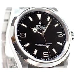 Rolex-ROLEX EXPLORER I 36 MM 114270 Z series 07 Mens-Silvery
