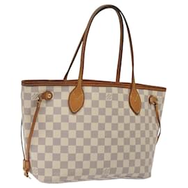 Louis Vuitton-LOUIS VUITTON Damier Azur Neverfull PM Tote Bag N41362 LV Auth 116366-Other
