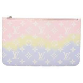 Louis Vuitton-LOUIS VUITTON Monogram LV Escal Pastel Neverfull MM Pouch M45270 LV Auth 119694-Multicor