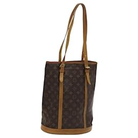 Louis Vuitton-LOUIS VUITTON Monogram Bucket GM Shoulder Bag M42236 LV Auth 120016-Monogram