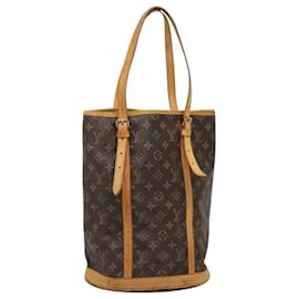 Louis Vuitton-LOUIS VUITTON Monogram Bucket GM Shoulder Bag M42236 LV Auth 120435-Monogram