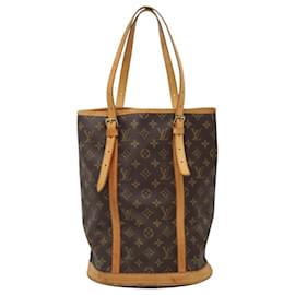 Louis Vuitton-LOUIS VUITTON Monogram Bucket GM Shoulder Bag M42236 LV Auth 120435-Monogram