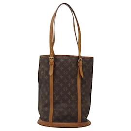 Louis Vuitton-LOUIS VUITTON Monogram Bucket GM Shoulder Bag M42236 LV Auth BA1545-Monogram