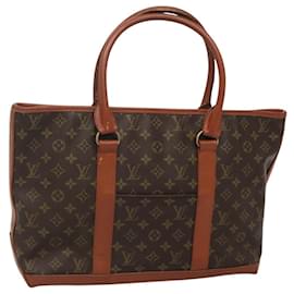 Louis Vuitton-LOUIS VUITTON Monogram Sac Weekend PM Hand Bag M42425 LV Auth th5877-Monogram
