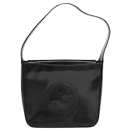 Gucci-GUCCI Shoulder Bag Patent leather Black 000 1186 0506 Auth ep8654-Black