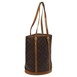 Louis Vuitton-LOUIS VUITTON Monogram Bucket GM Shoulder Bag M42236 LV Auth am8088-Monogram