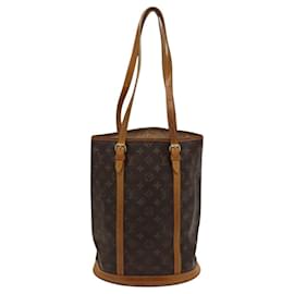 Louis Vuitton-LOUIS VUITTON Monogram Bucket GM Shoulder Bag M42236 LV Auth am8088-Monogram