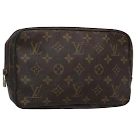 Louis Vuitton-LOUIS VUITTON Monogram Trousse Toilette 23 Clutch Bag M47524 LV Auth 119399-Monogram