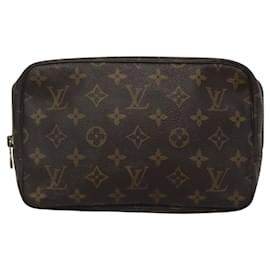 Louis Vuitton-LOUIS VUITTON Monogram Trousse Toilette 23 Clutch Bag M47524 LV Auth 119399-Monogram