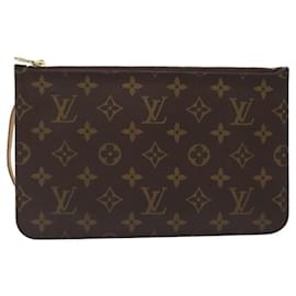 Louis Vuitton-LOUIS VUITTON Monogram Neverfull MM Pouch Accessory Pouch Mimosa LV Auth 120202-Other,Monogram