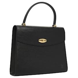 Louis Vuitton-LOUIS VUITTON Epi Malesherbes Hand Bag Black M52372 LV Auth ep8636-Black