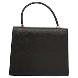 Louis Vuitton-LOUIS VUITTON Epi Malesherbes Hand Bag Black M52372 LV Auth ep8636-Black
