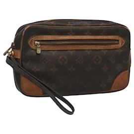 Louis Vuitton-LOUIS VUITTON Monogram Marly Dragonne GM Clutch Bag M51825 LV Auth 120296-Monogram