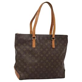 Louis Vuitton-LOUIS VUITTON Monogram Cabas Mezzo Tote Bag M51151 LV Auth 119656-Monogram
