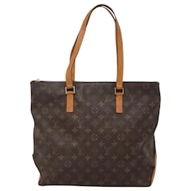 Louis Vuitton-LOUIS VUITTON Monogram Cabas Mezzo Tote Bag M51151 LV Auth 119656-Monogram