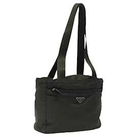 Prada-PRADA Shoulder Bag Nylon Khaki Auth bs24707-Khaki