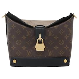 Louis Vuitton-LOUIS VUITTON Monogram Reverse Bento Box PM Shoulder Bag M43518 LV Auth ep8677-Monogram