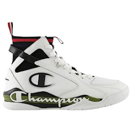Autre Marque-Leather sneakers-White