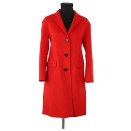 Tara Jarmon Red wool coat Red