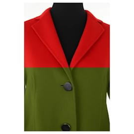 Tara Jarmon-Wool coat-Red