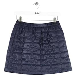 Ganni-Blue mini skirt-Blue