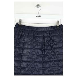 Ganni-Blue mini skirt-Blue