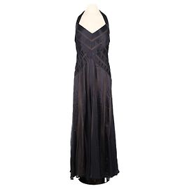 Bcbg Max Azria Blaue Seidenkleid Blau