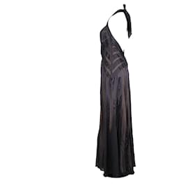 Bcbg Max Azria-Silk dress-Blue