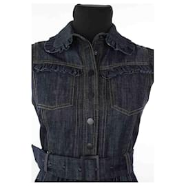 Dice Kayek-Cotton dress-Blue