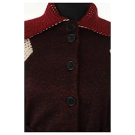 Kenzo-Wool coat-Red