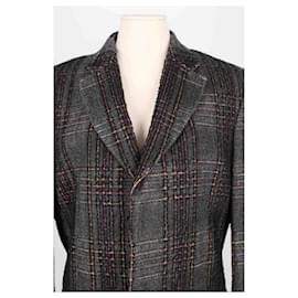 Kenzo-Manteau en laine-Gris