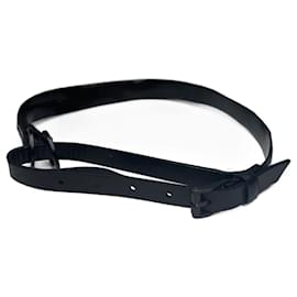 Gucci-Ceinture GUCCI T.cm 90 en cuir-Noir