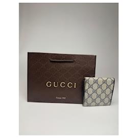 Gucci-GUCCI Wallets T.  Leather-Navy blue