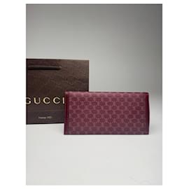 Gucci-GUCCI Purses, wallets & cases T.  Leather-Purple