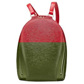 Louis Vuitton-Louis Vuitton Epi Mabion Backpack-Red