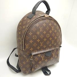 Louis Vuitton-Louis Vuitton Monogram Palm Springs Backpack MM-Brown,Monogram