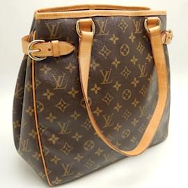 Louis Vuitton-Louis Vuitton Monogram Batignolles Vertical Tote Bag-Brown,Monogram