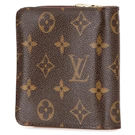 Louis Vuitton-Louis Vuitton Monogram Compact Zip Bi-fold Wallet-Brown