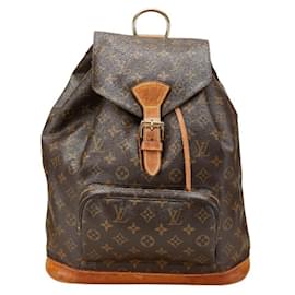 Louis Vuitton-Louis Vuitton Monogram Montsouris GM Backpack-Brown