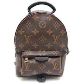 Louis Vuitton-Louis Vuitton Monogram Palm Springs Backpack MINI-Brown,Monogram