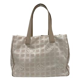 Chanel-Chanel New Travel Line Tote Bag-Beige