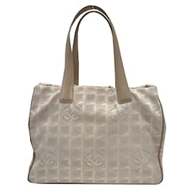 Chanel-Chanel New Travel Line Tote Bag-Beige