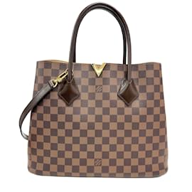 Louis Vuitton-Louis Vuitton Kensington Damier Ebene Handbag-Brown,Damier ebene