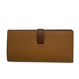 Loewe-Loewe Camel Leather Long Wallet-Camel