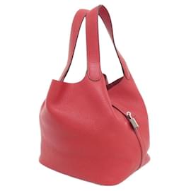 Hermès-Hermes Picotin Lock MM Handbag-Red