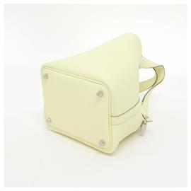 Hermès-Hermes Picotin Lock PM Handbag-Yellow