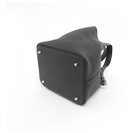 Hermès-Hermes Picotin Lock MM Handbag-Black