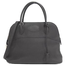 Hermès-Sac à main Hermes Bolide 31 cm-Noir