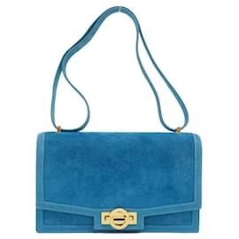 Hermès-Sac à épaule Hermes Ring 2-Turquoise